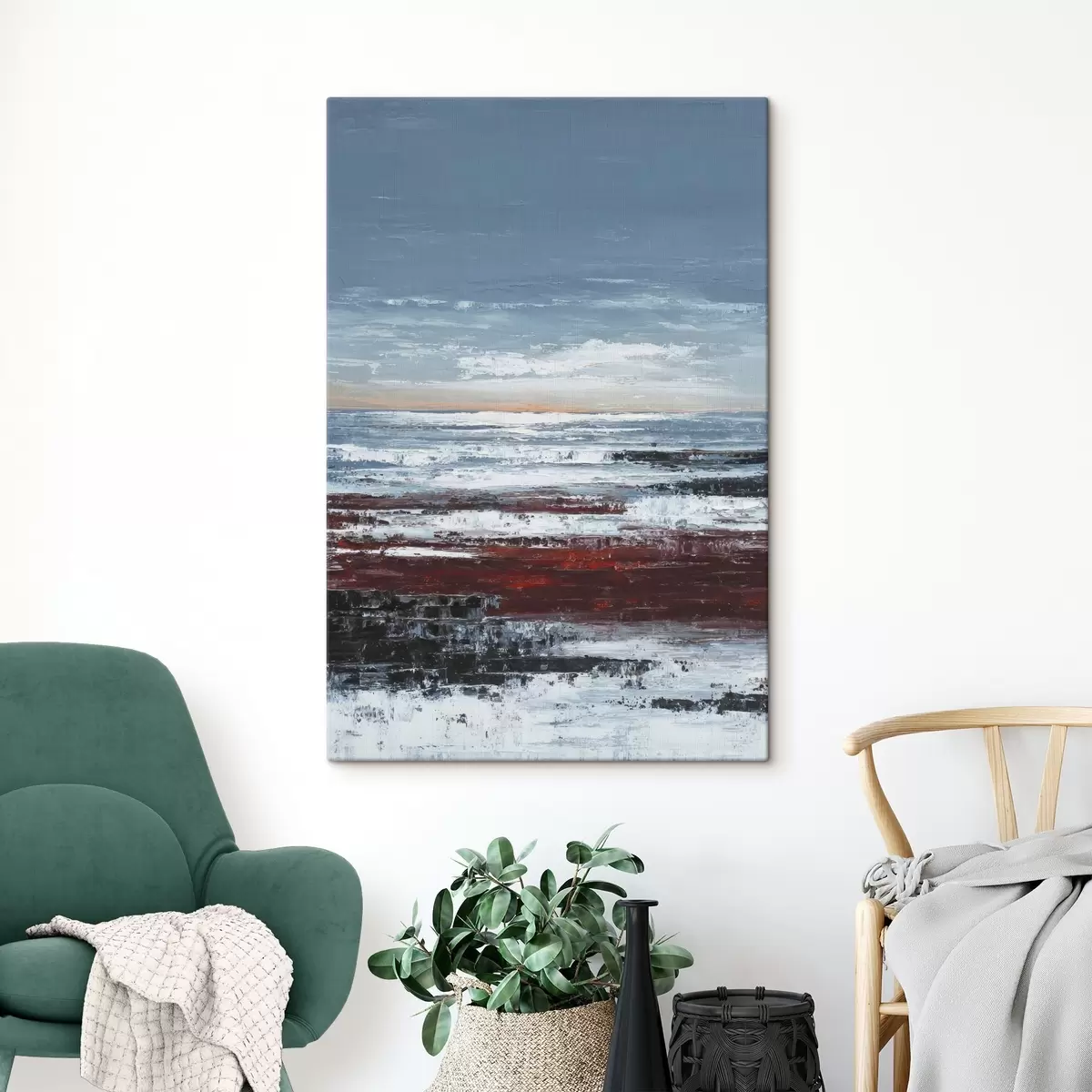 Glezna Abstraktā jūras ainava s46014