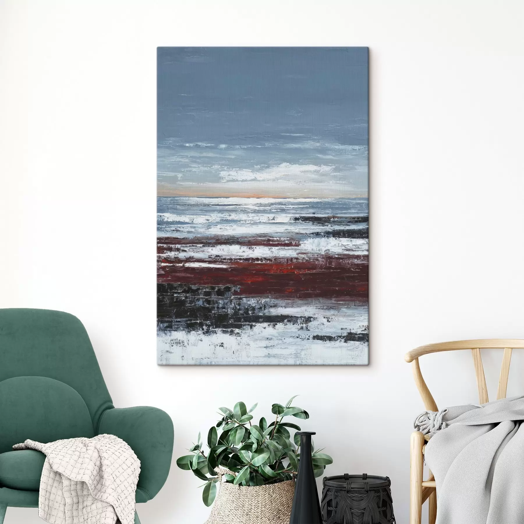 Glezna Abstraktā jūras ainava s46014