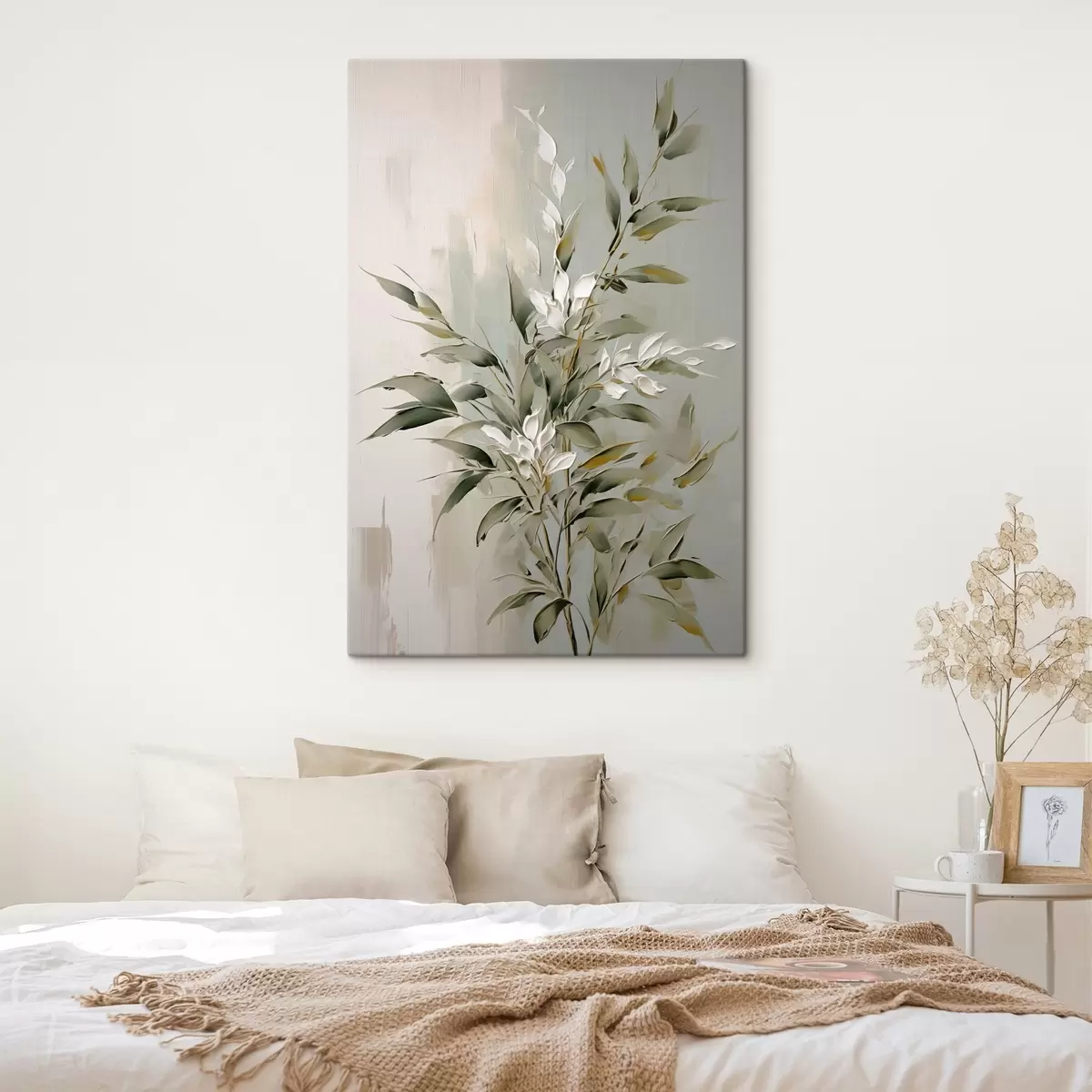 Glezna Abstrakts zars ar lapām s46135