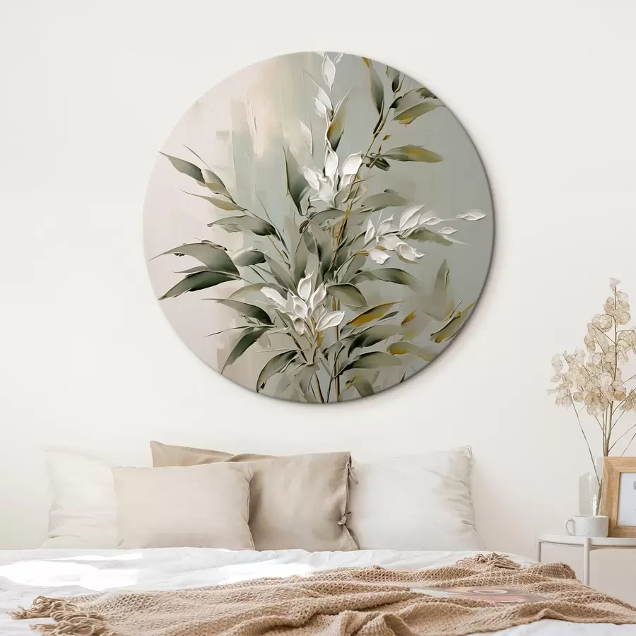 Glezna Abstrakts zars ar lapām r46135