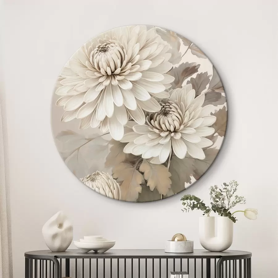 Glezna Abstraktas krizantēmas r46261