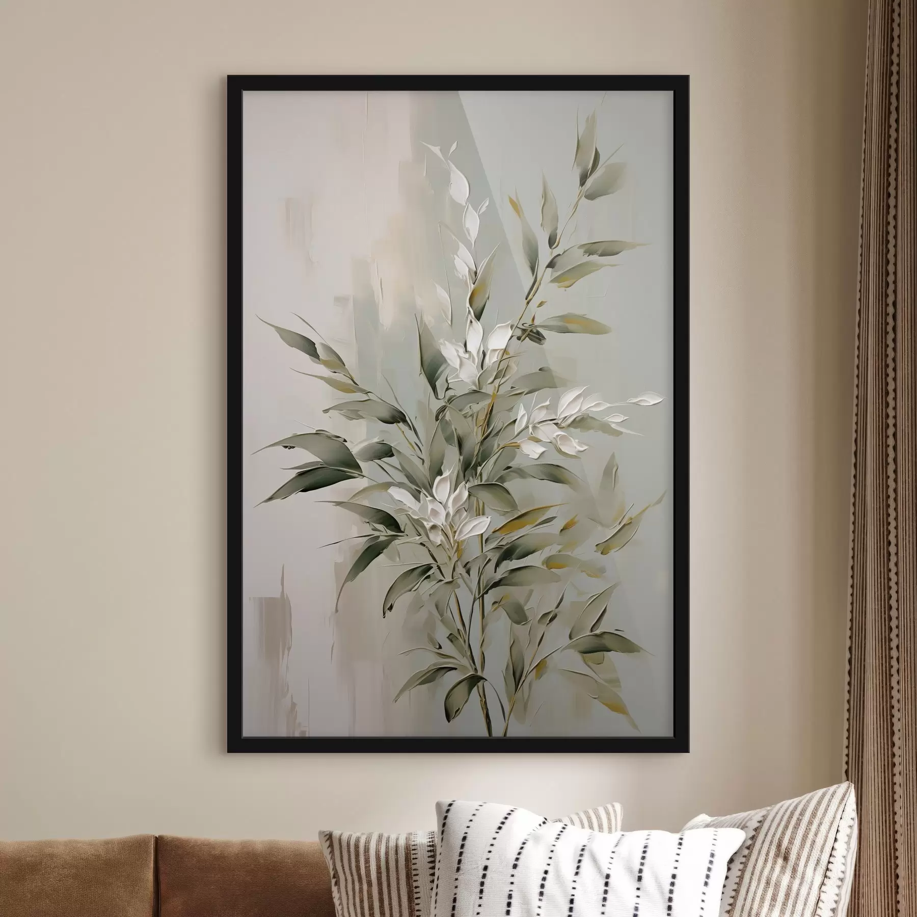 Fototapetes Abstrakts zars ar lapām f46135