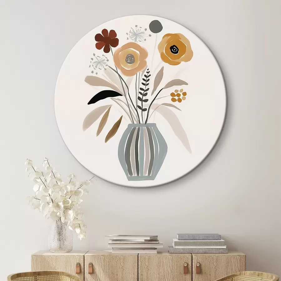 Glezna Ziedi vāzē r46303