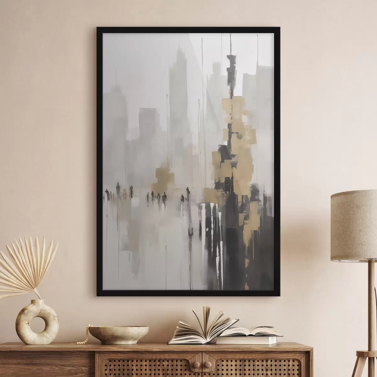 Plakāts Abstrakts pilsētas ainava f46305