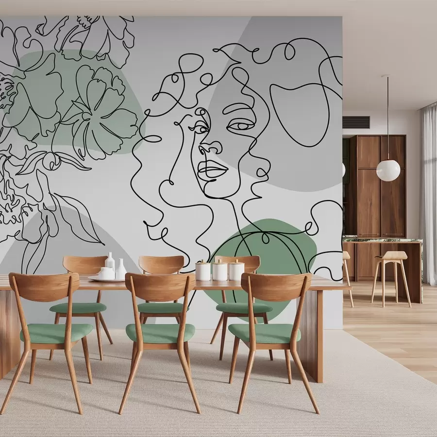 Fototapetes Meitene rindās w04724v1