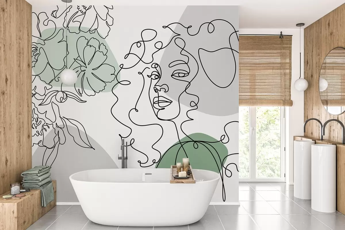 Fototapetes Meitene rindās w04724v1