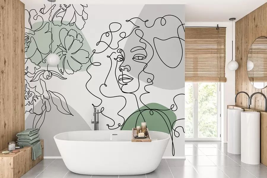 Fototapetes Meitene rindās w04724v1