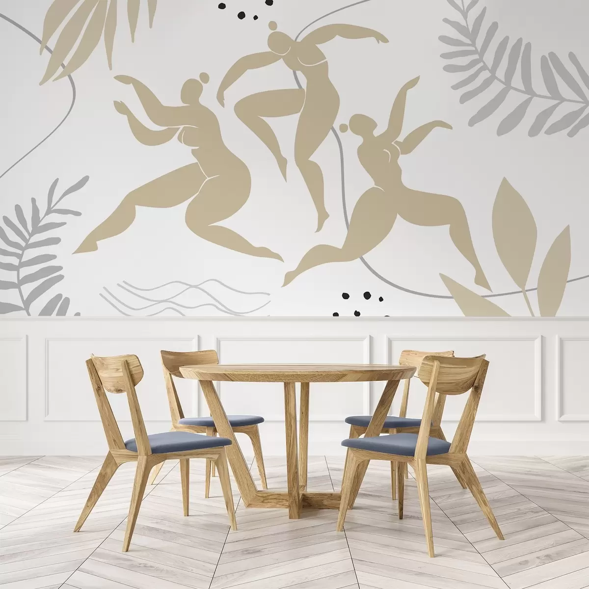 Fototapetes Sieviešu abstraktas siluetas w04725