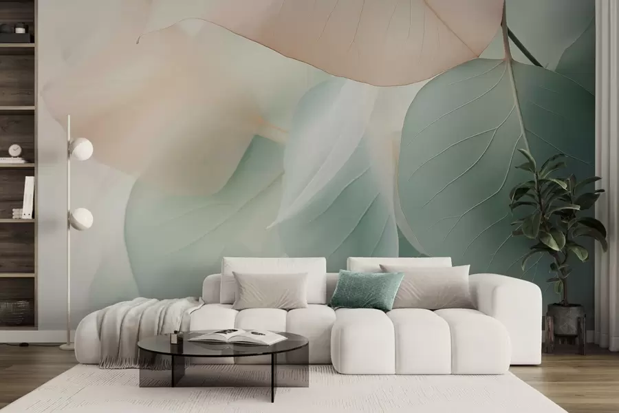 Fototapetes Abstraktās lapas w04726