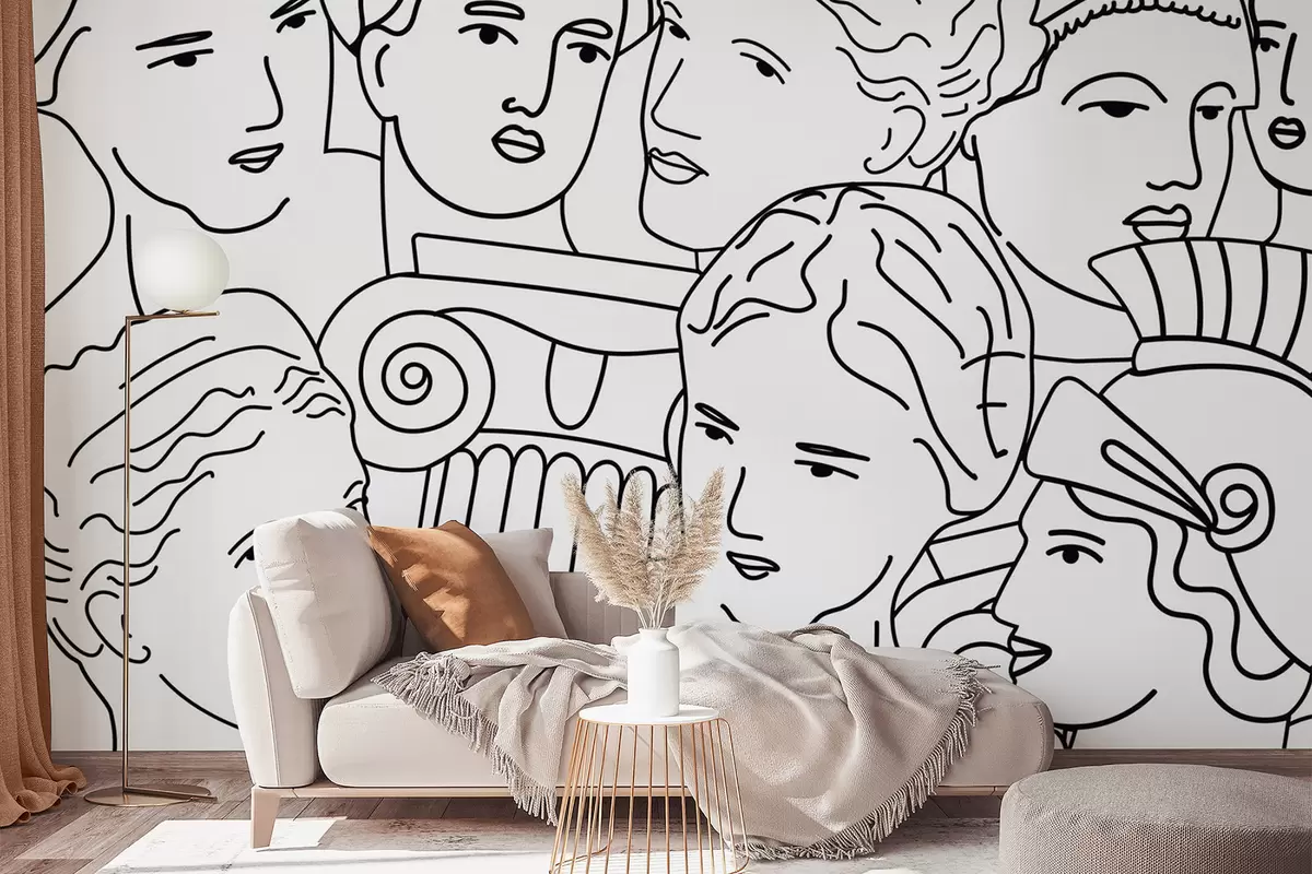 Fototapetes Senās sejas w04728