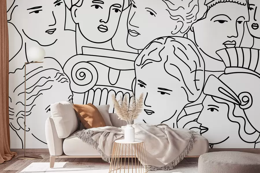 Fototapetes Senās sejas w04728