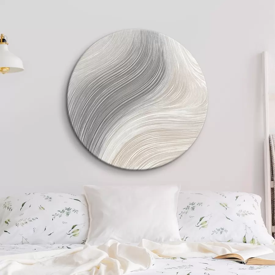 Glezna Abstraktas gludas līnijas neitrālās toņos r46154