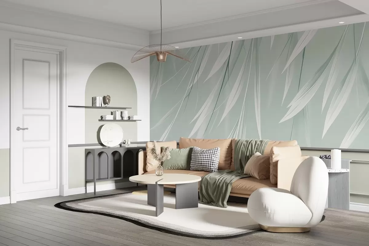 Fototapetes Karājas plānas lapas w04703v1