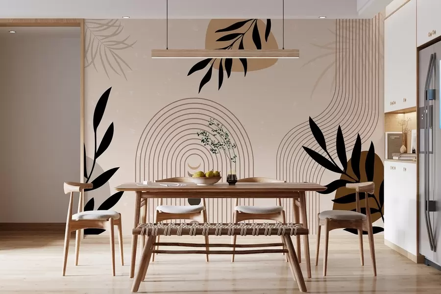 Fototapetes Kopsavilkums ar augiem w04745