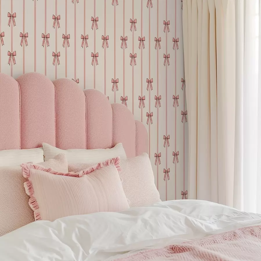 Fototapetes Vertikālas lentes ar lencēm, ziloņkaula fons a00653