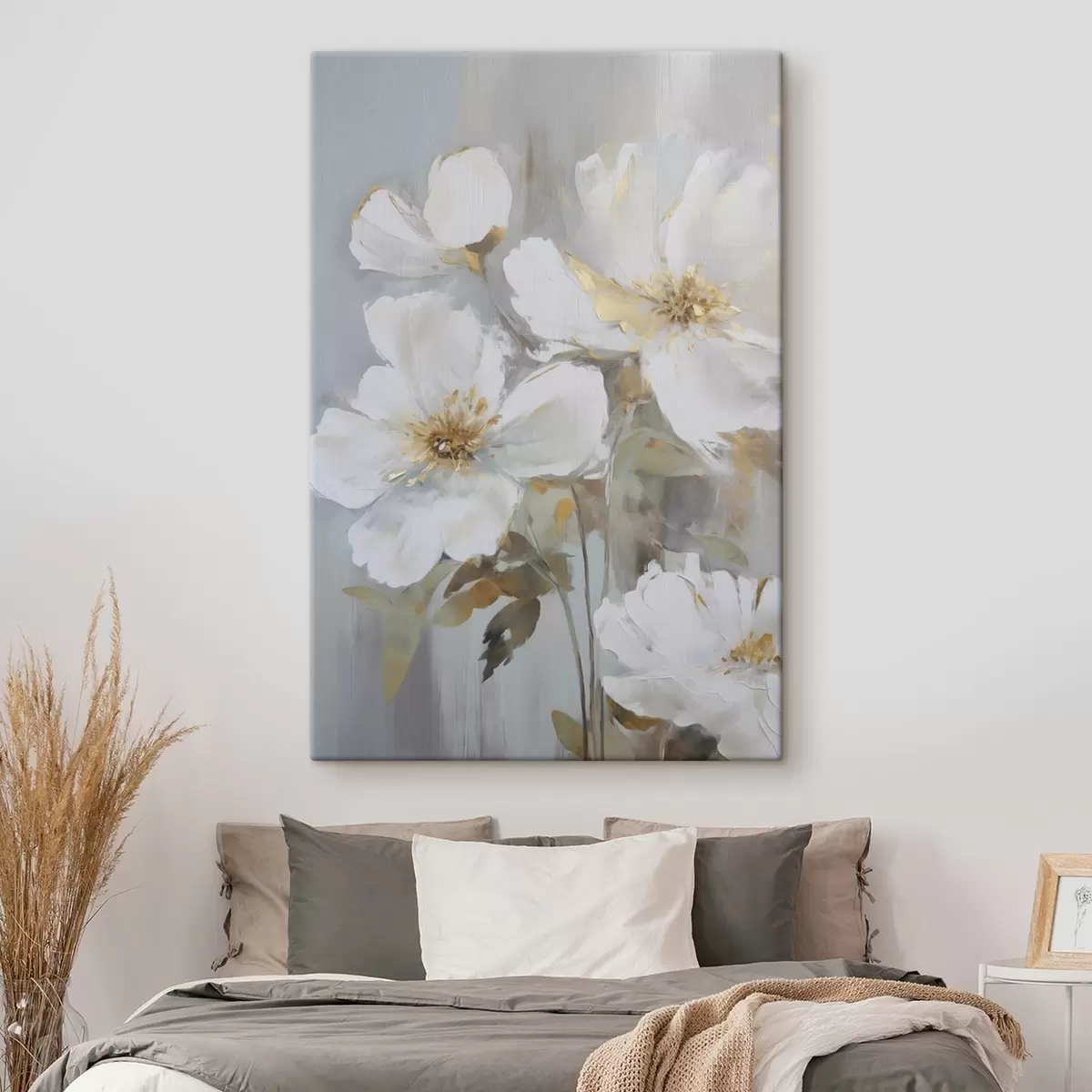 Glezna Abstraktu ziedu imitācija glezniecībā s46346