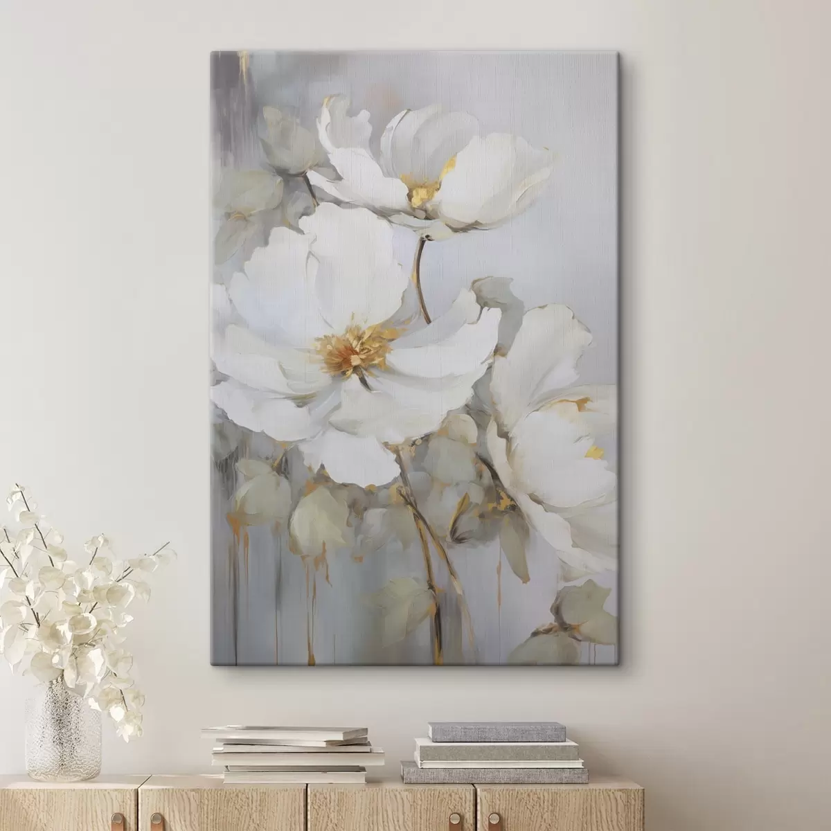 Glezna Abstrakti ziedi s46347