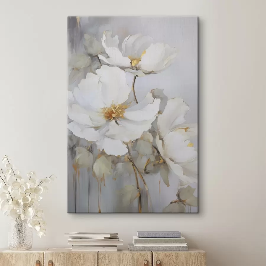 Glezna Abstrakti ziedi s46347