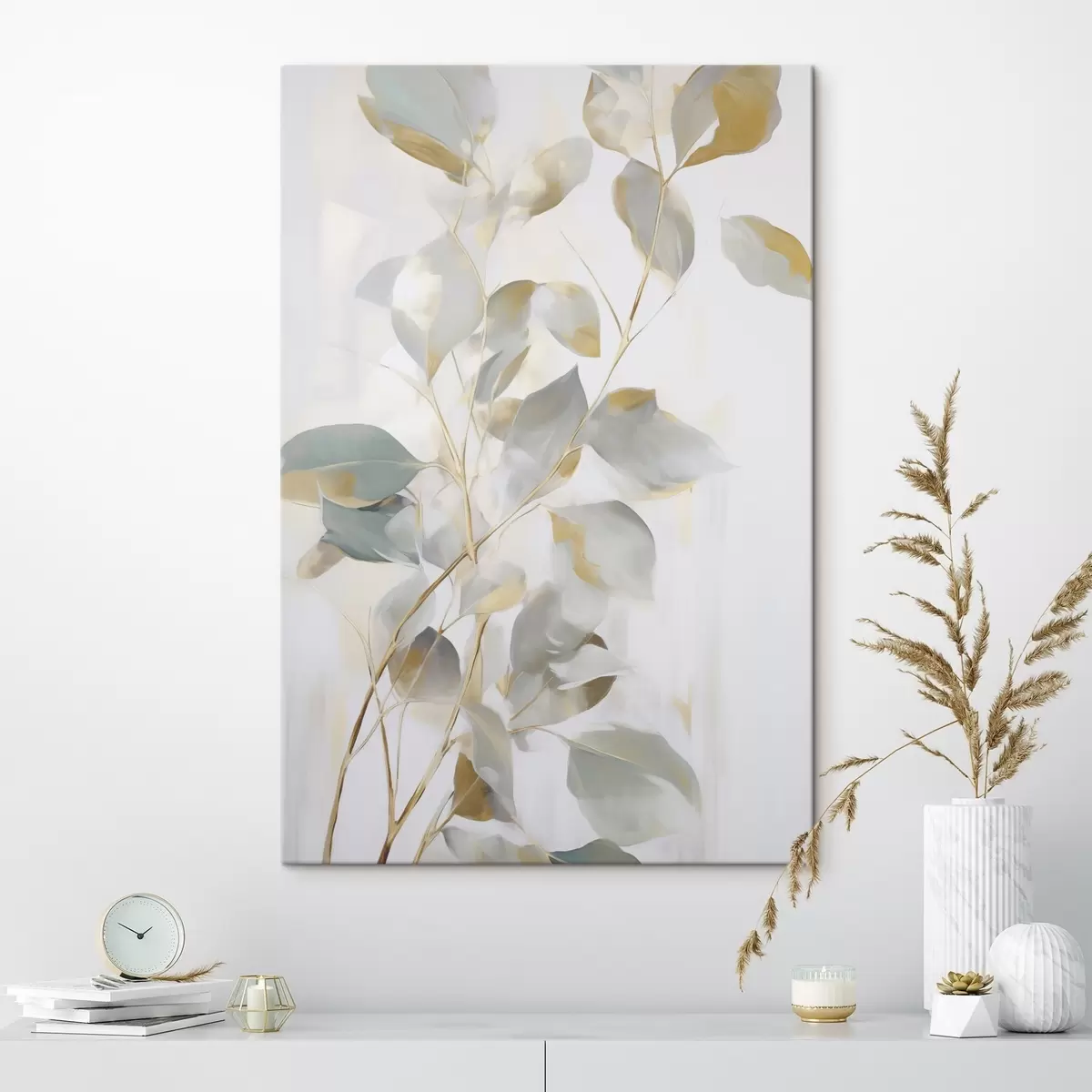 Glezna Abstraktās lapas s46349