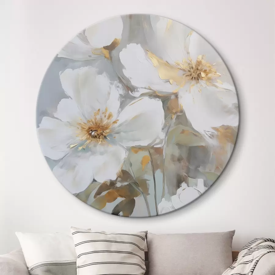 Glezna Abstraktu ziedu imitācija glezniecībā r46346