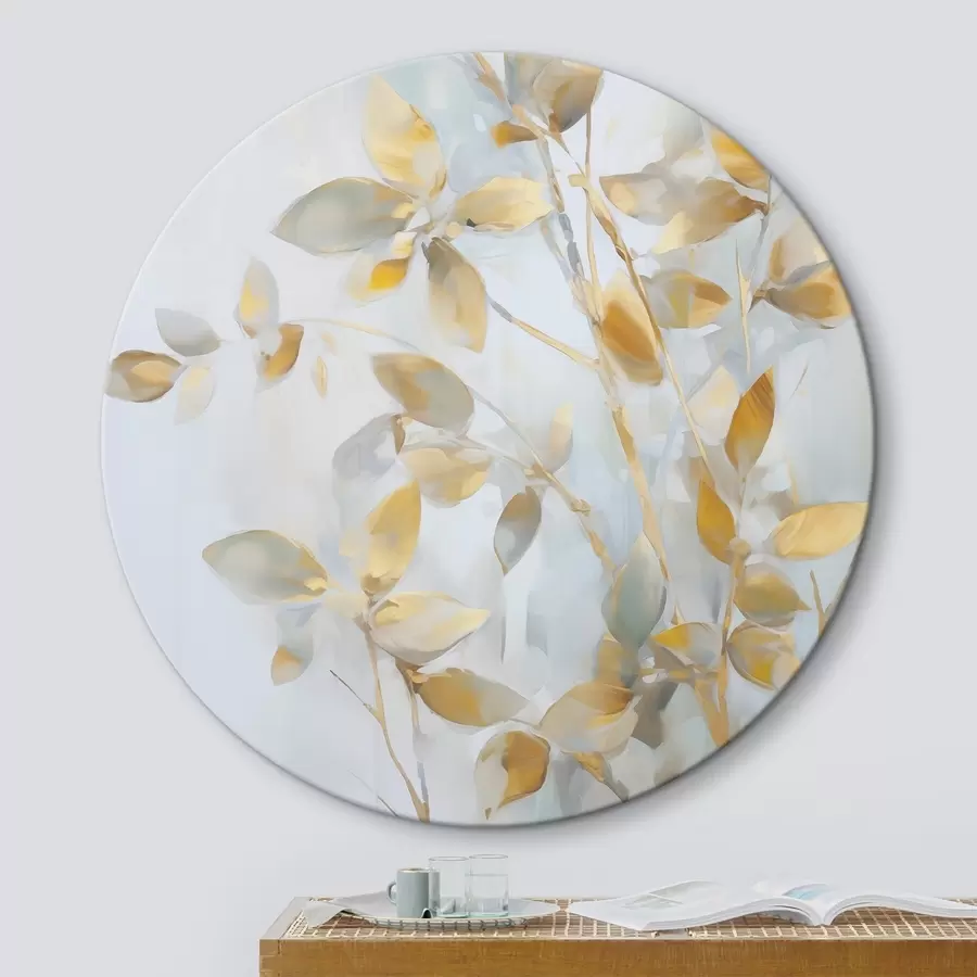 Glezna Abstraktas lapas, glezna imitācija r46348