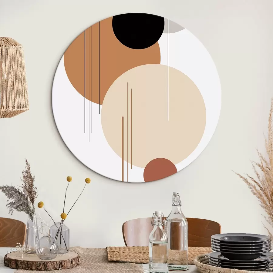 Glezna Abstrakta ģeometriska kompozīcija r46351