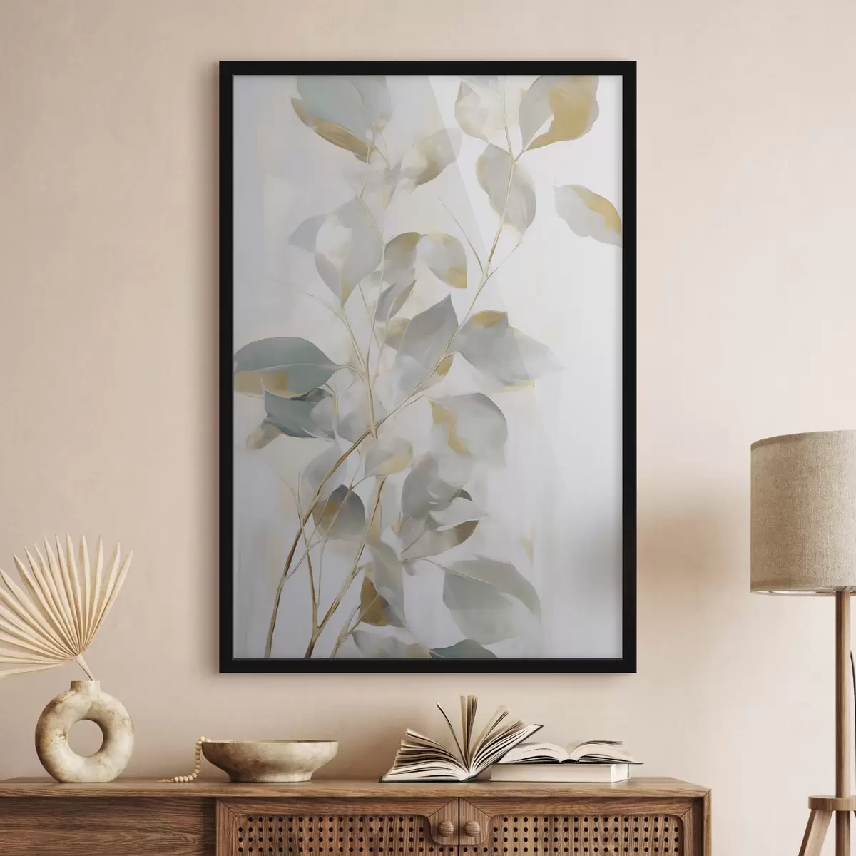 Plakāts Abstraktās lapas f46349