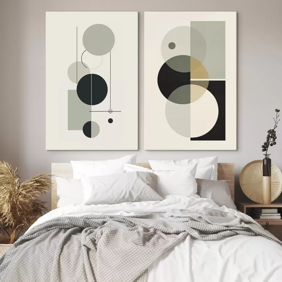 Glezna Ģeometriskā abstrakcija m00909