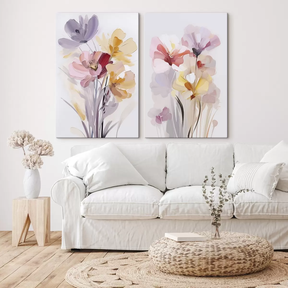 Glezna Abstrakts ziedu pušķis m00910