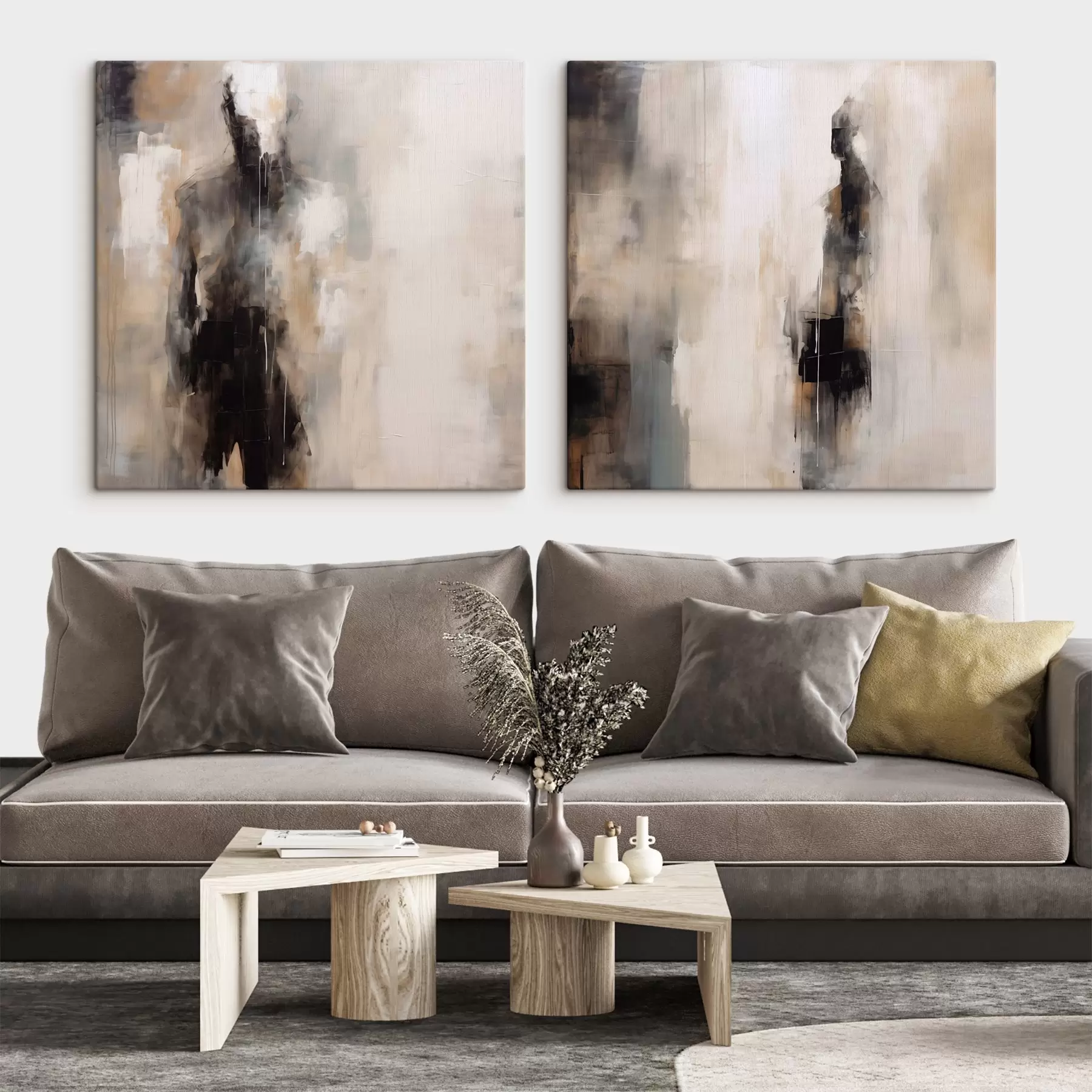 Fototapetes Abstraktas cilvēku figūras ēnās m00860