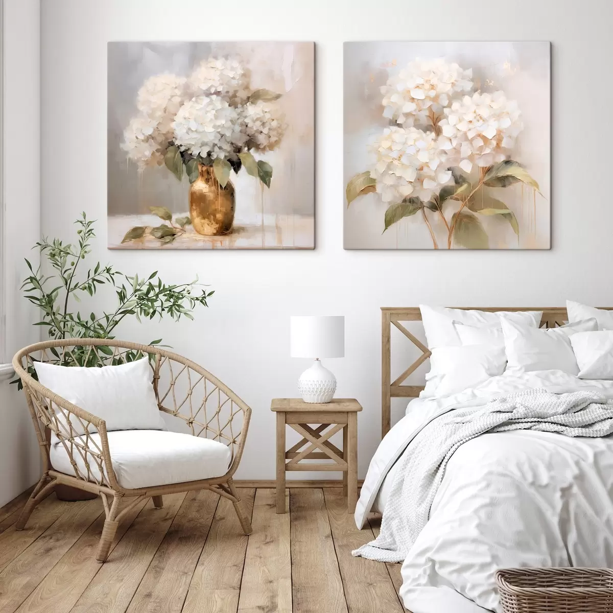 Glezna Maiga hortenzijas m00857