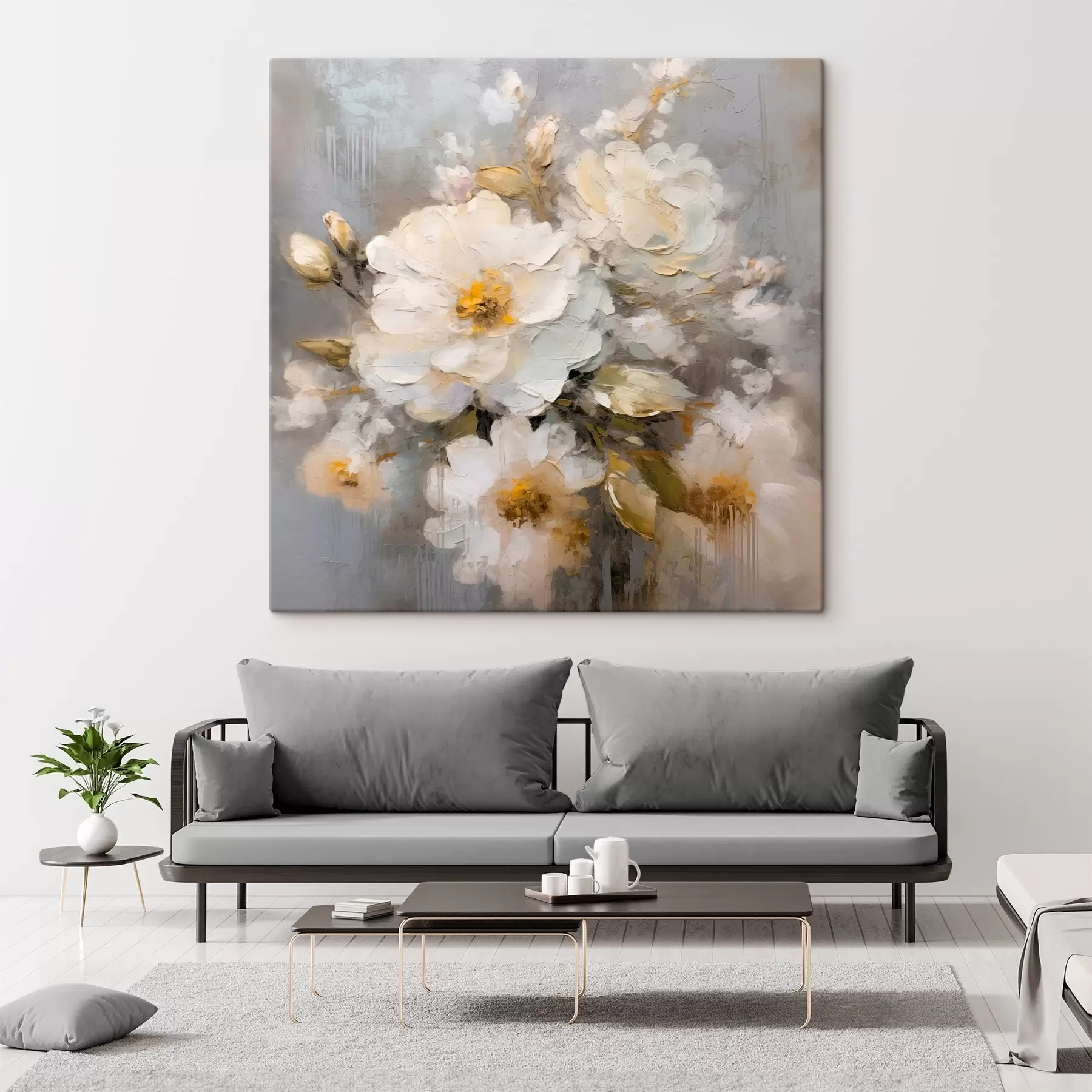 Glezna Abstraktas puķes s46265