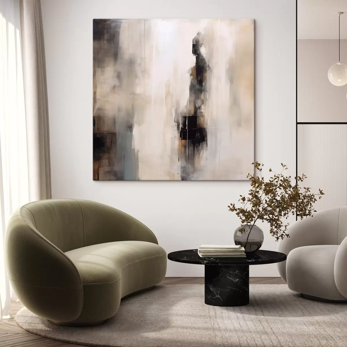 Glezna Abstrakta cilvēka figūra s46361