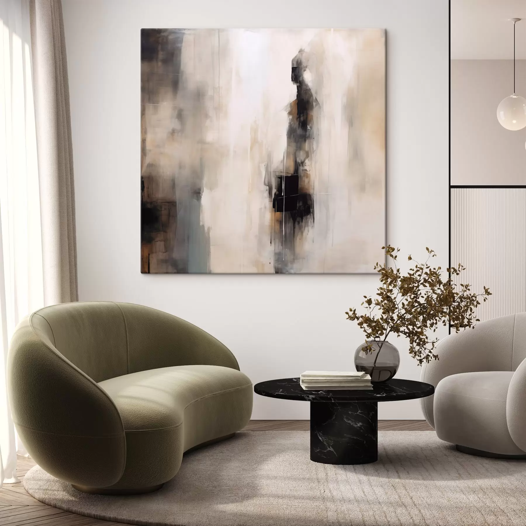 Glezna Abstrakta cilvēka figūra s46361