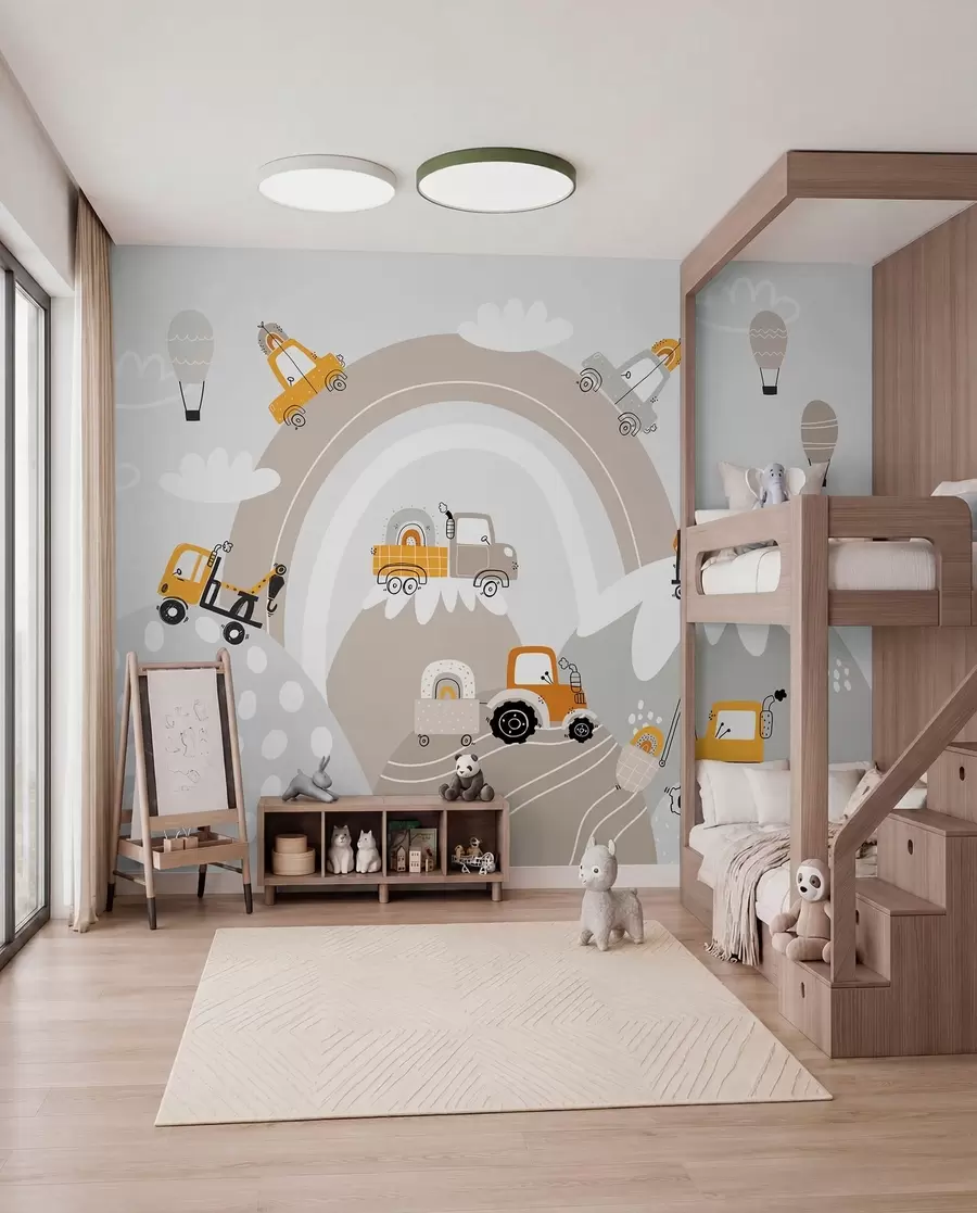 Fototapetes Bērnu automašīnas, traktori w04765