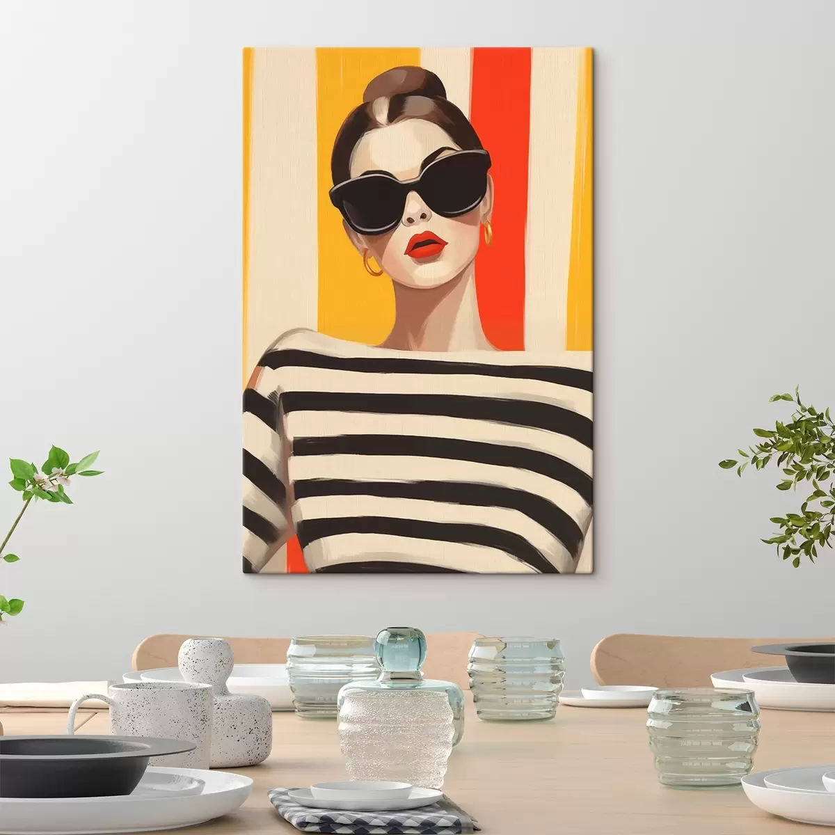 Glezna Moderna meitene s46418