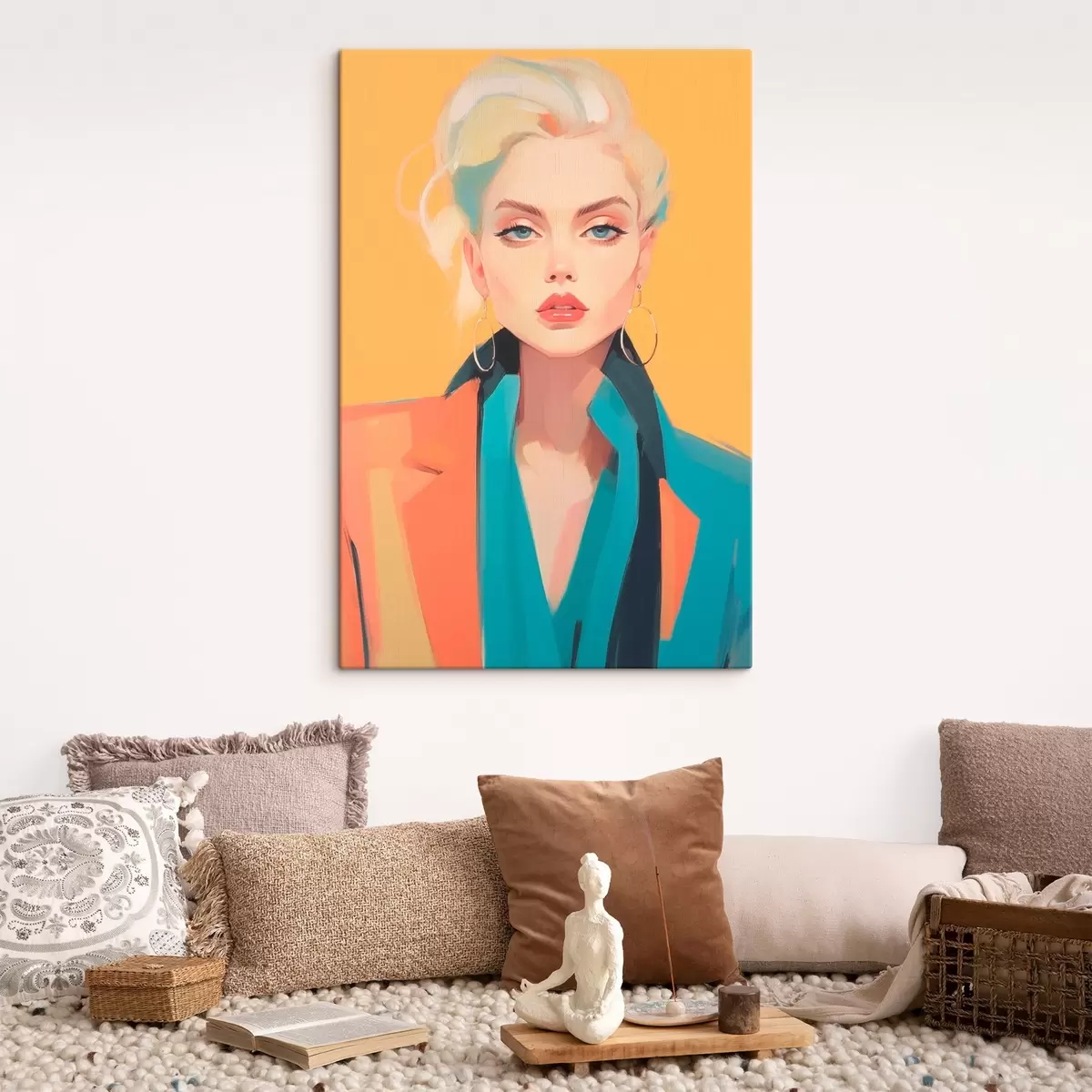 Glezna Meitene jakā s46422