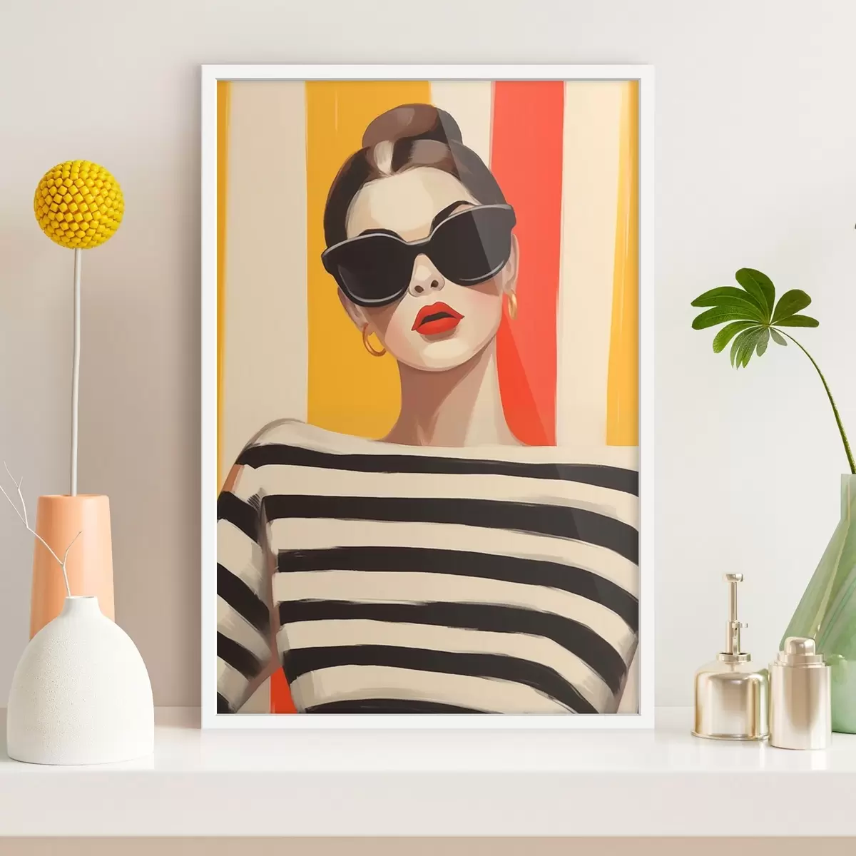 Plakāts Moderna meitene f46418