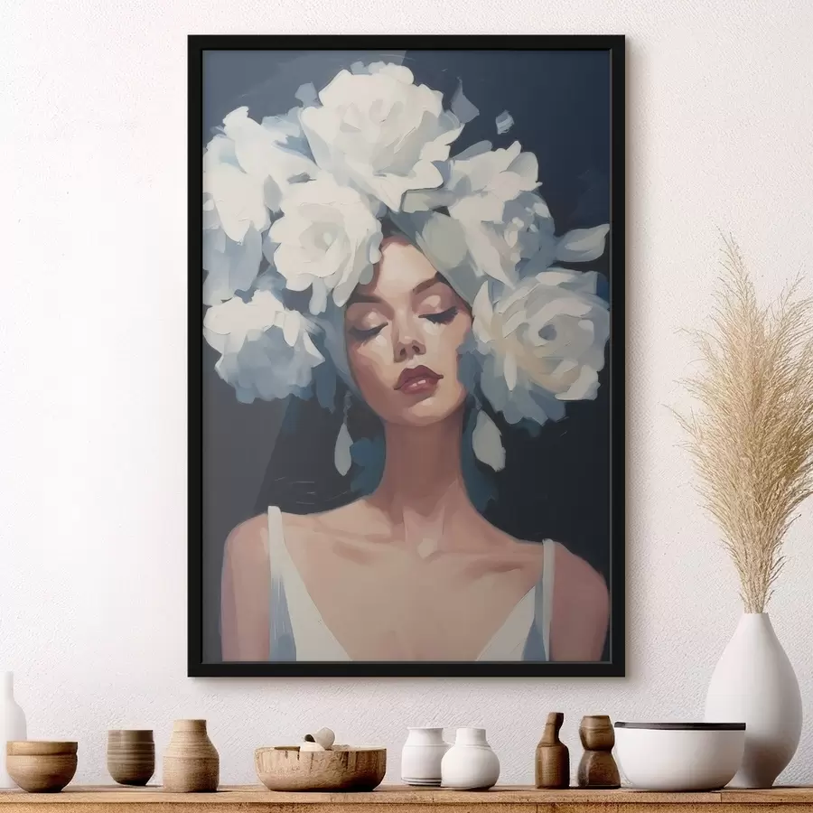 Fototapetes Meitene ziedos f46419