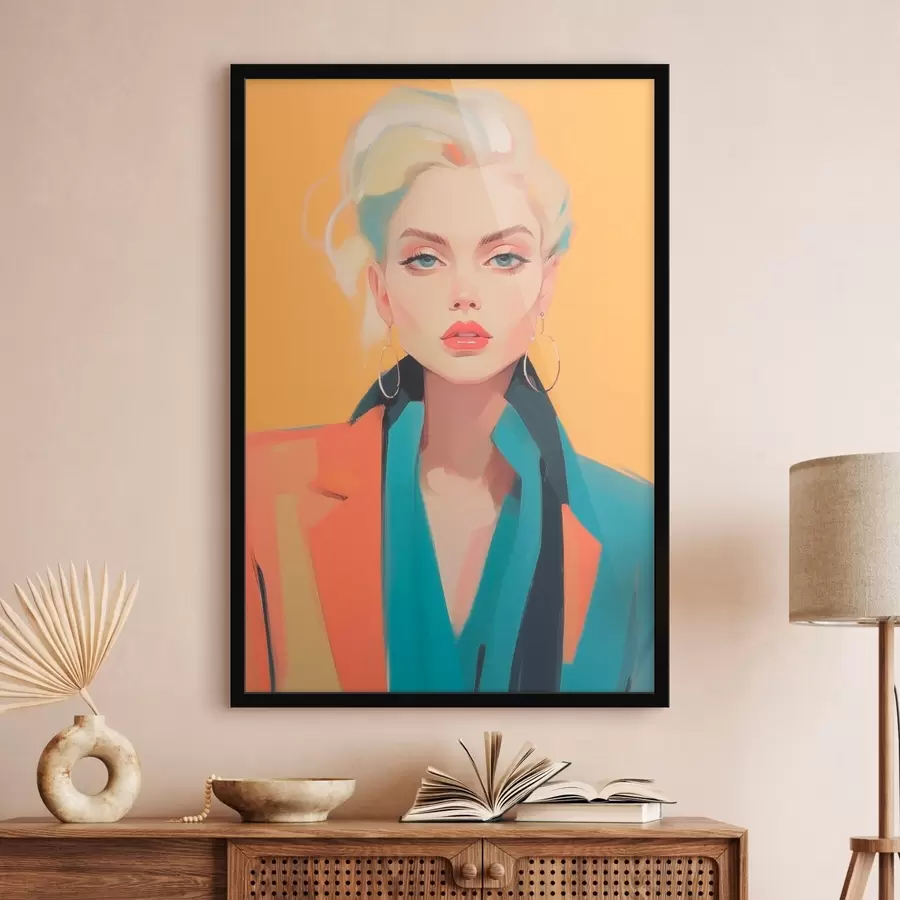 Fototapetes Meitene jakā f46422