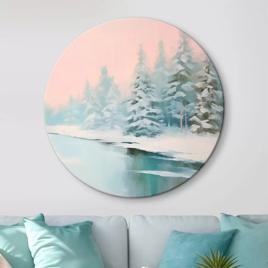 Glezna Ziemas ainava r46408