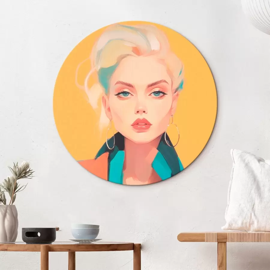 Glezna Meitene jakā r46422