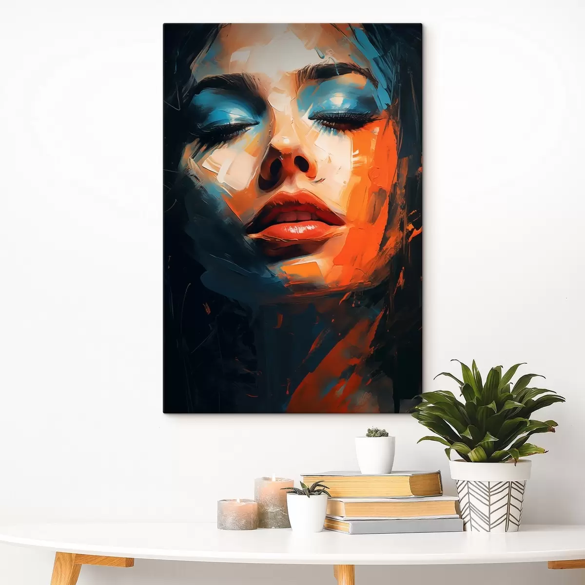 Glezna Meitenes seja ar krāsu s46377