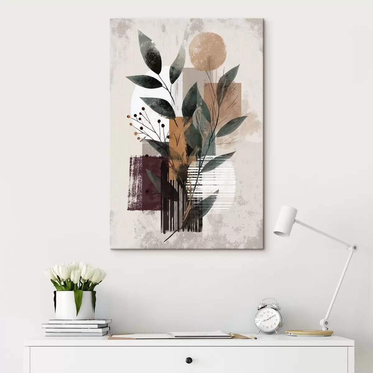 Glezna Lapu abstrakcija s46393