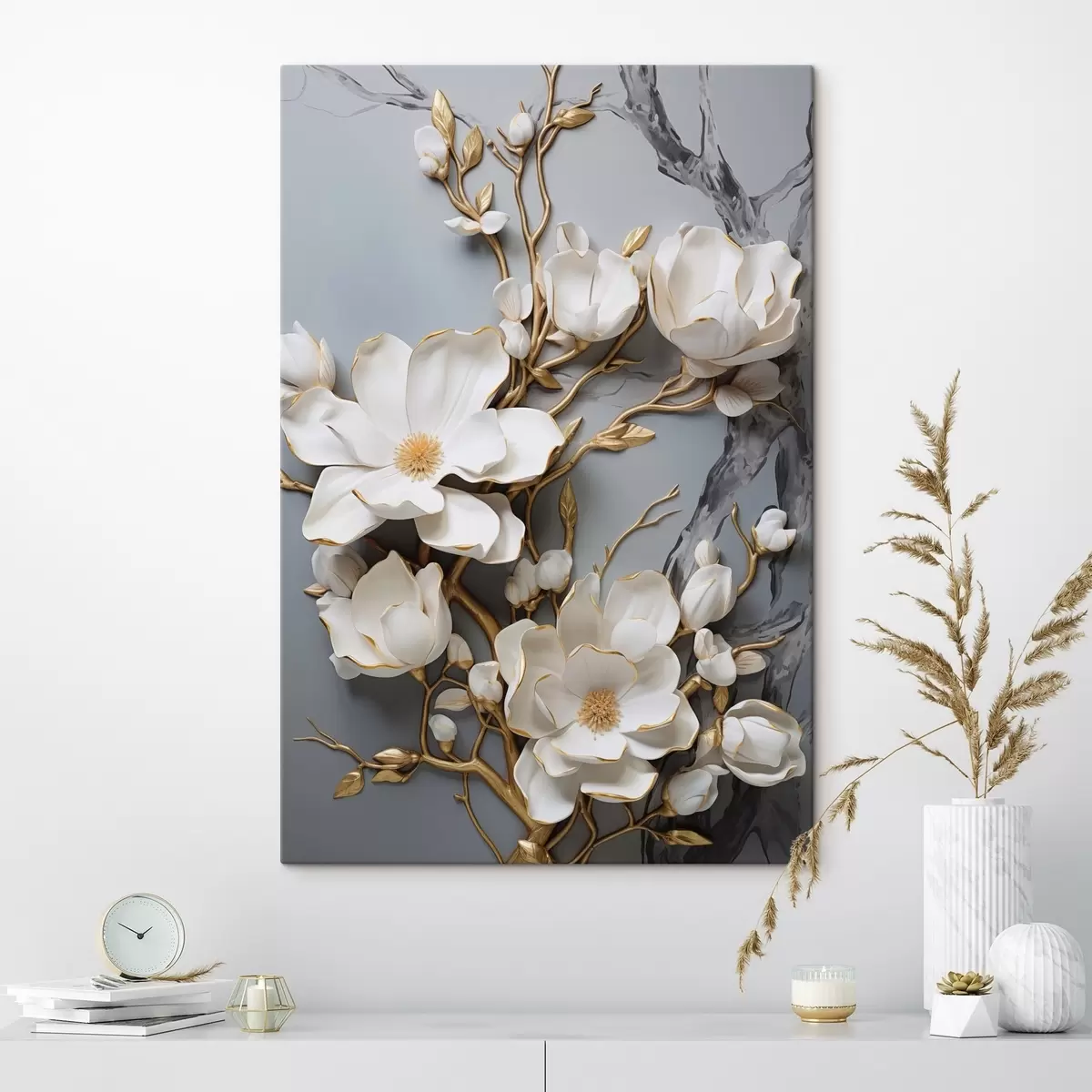 Glezna Abstraktas puķes s46401