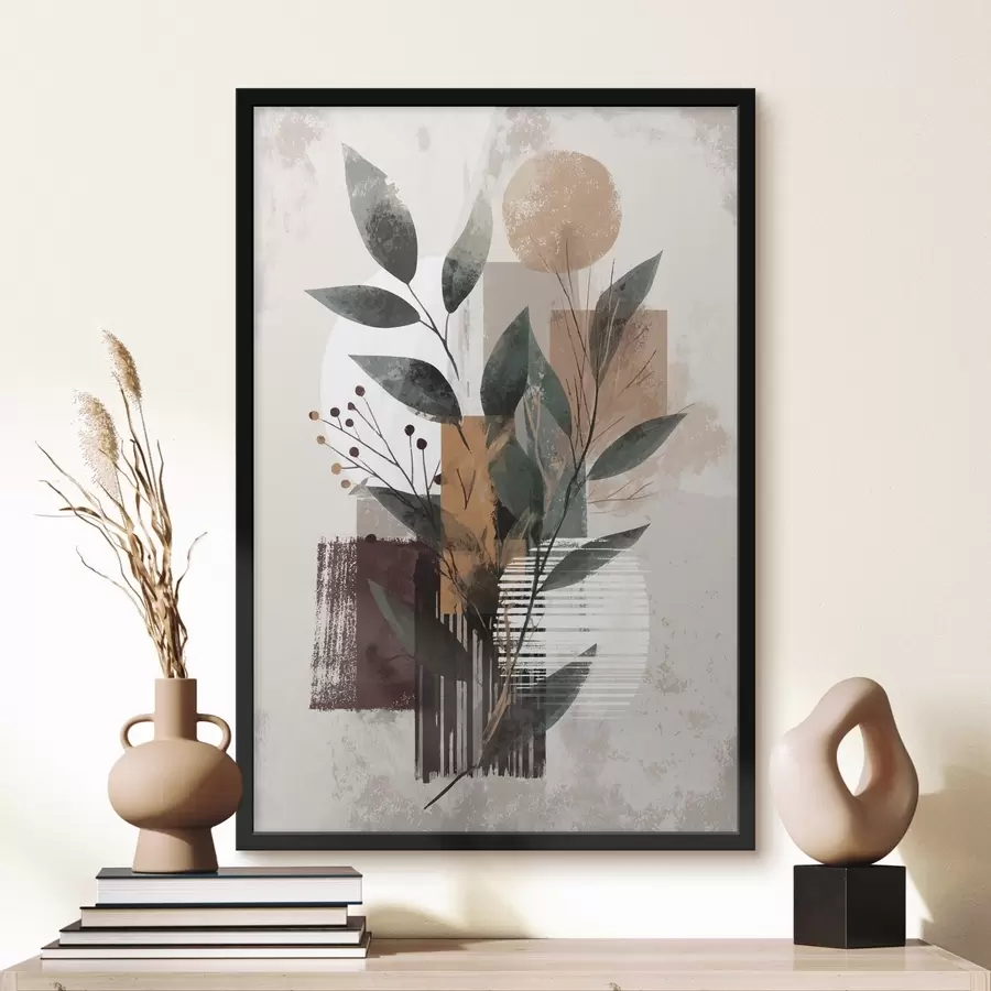 Fototapetes Lapu abstrakcija f46393