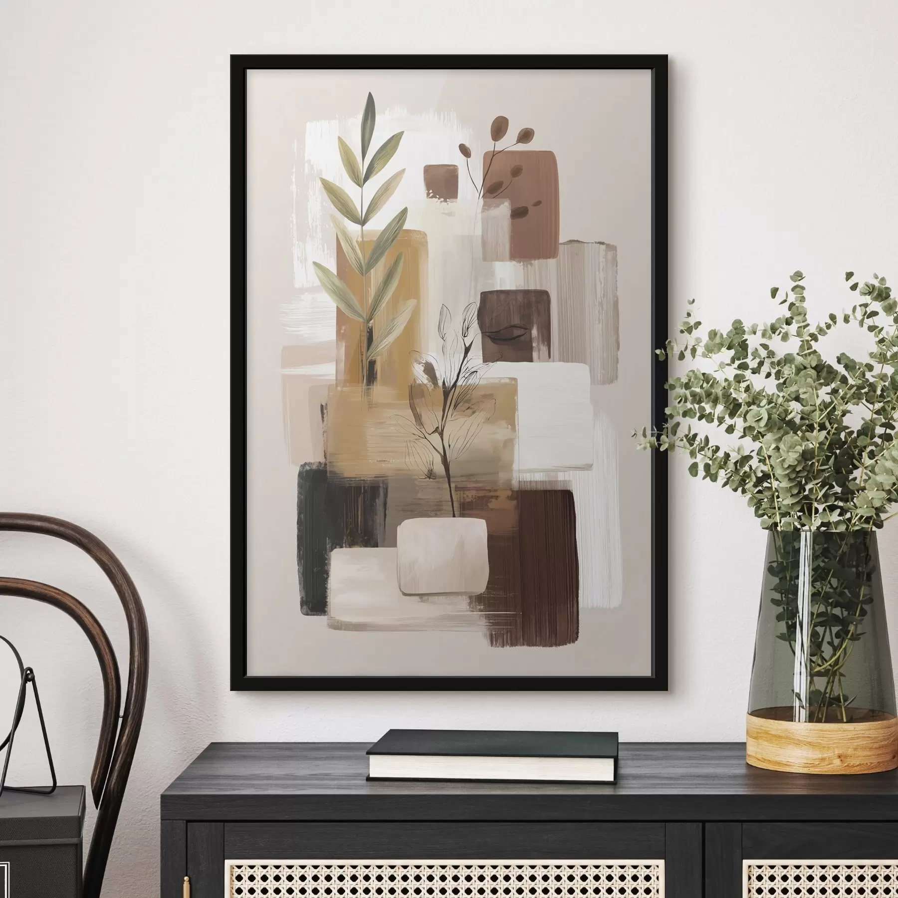 Fototapetes Lapu abstrakcija f46394