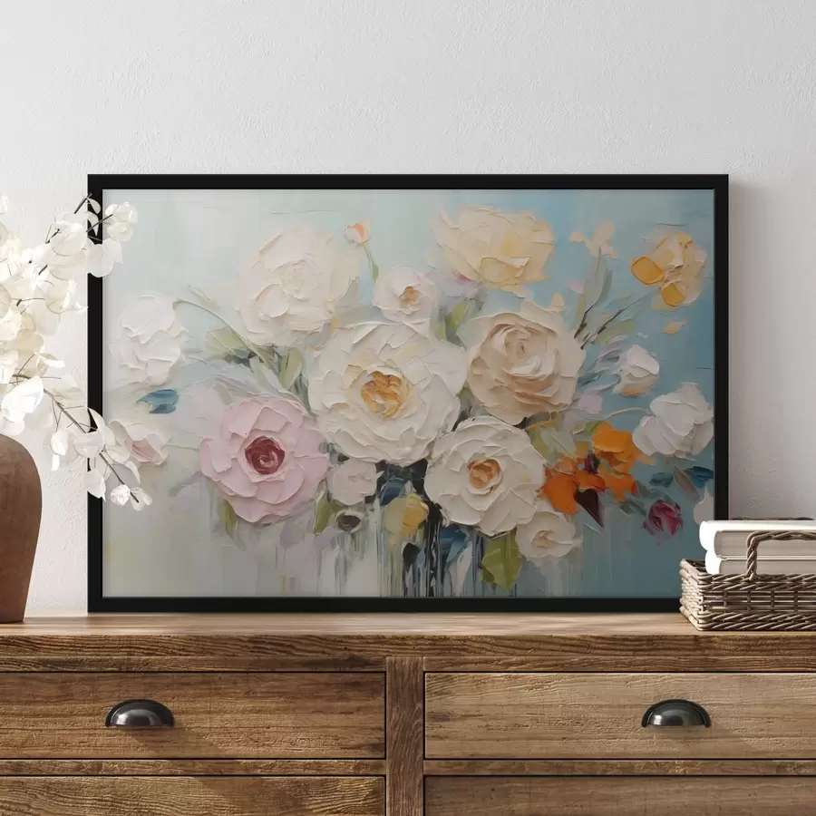 Fototapetes Ziedi dažādās krāsās f46398