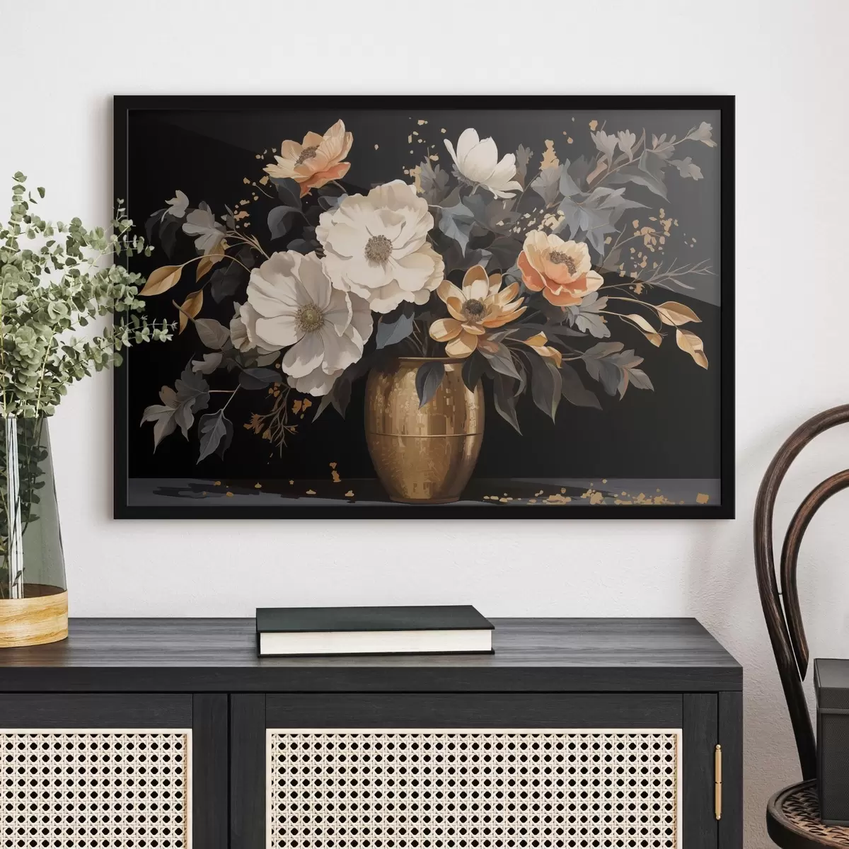 Plakāts Pušķis vāzē f46402