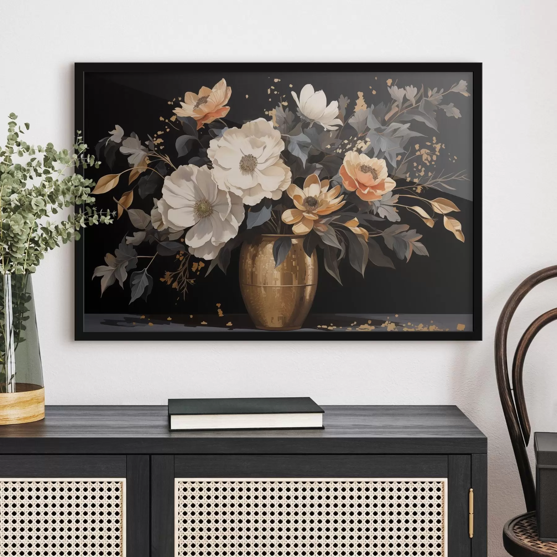 Fototapetes Pušķis vāzē f46402